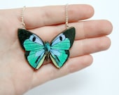 Butterfly Wooden Necklace