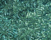 Sequin Seaweed Aqua Green 58 Inch Fabric by the Yard - 1 yard