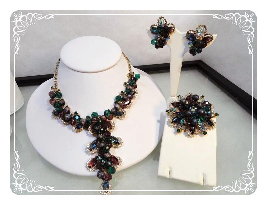 Mardi Gras D&E/Juliana Enchanting Waterfall Parure 640a-060611153