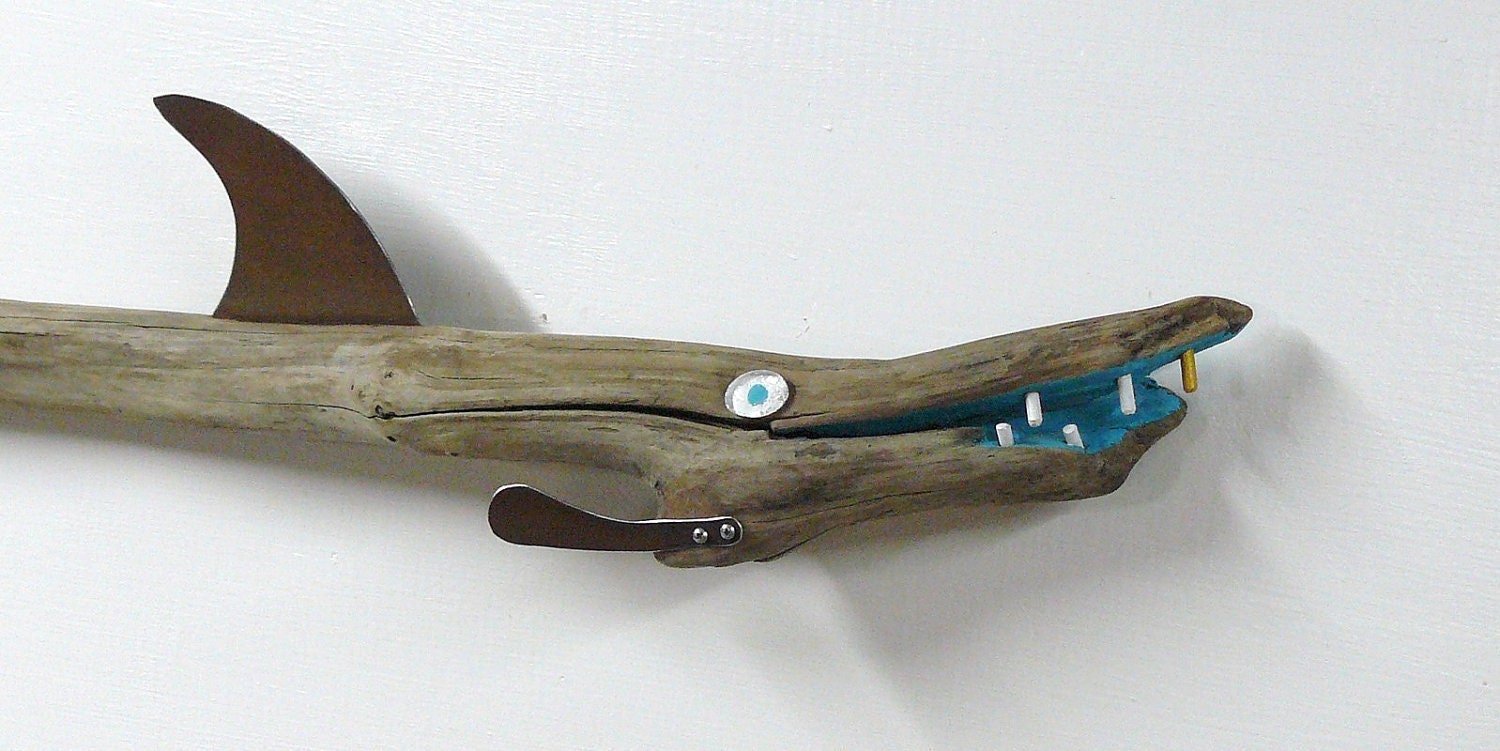 Whimsical driftwood art fish, Driftwood Denizen of the Deep 8