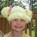 6 to 12 months Cabbage Patch Kid Hat with Pig Tails Choose your own color