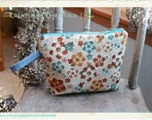 Medium Size Zippered Pouch - Tweet Everyone Nicely Design