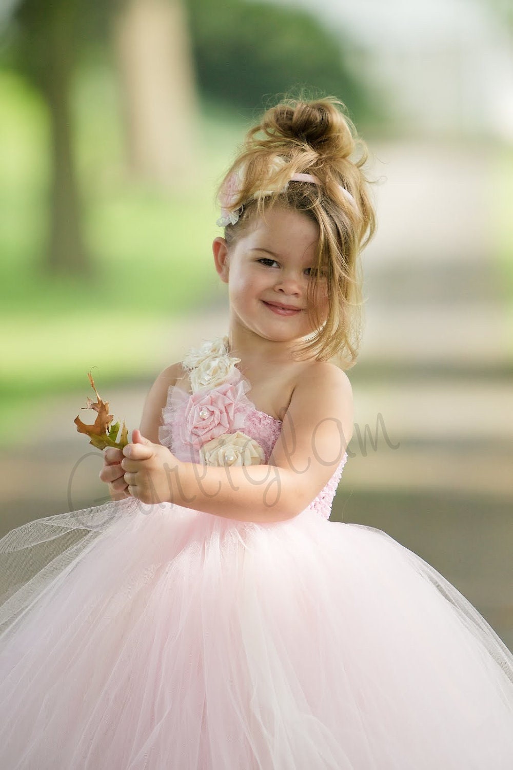 Light Pink flower girl tutu dress, Flower girl dress, tutu dresses, Wedding