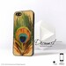 Peacock iphone 5 case, iphone 5 cover, case for iPhone 5, peacock feather S206