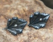 Vintage Sterling, Silver Flowers, Screw Back, 1950s, Unique, Silver, Flowers, Direct Checkout
