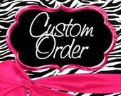 Custom Order for Brette