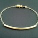 Simple Line Gold Bracelet - Bangle,Friendship, Charm, Chain Bracelet, Birthday Gift, Lovely Gift - SILVER OR GOLD