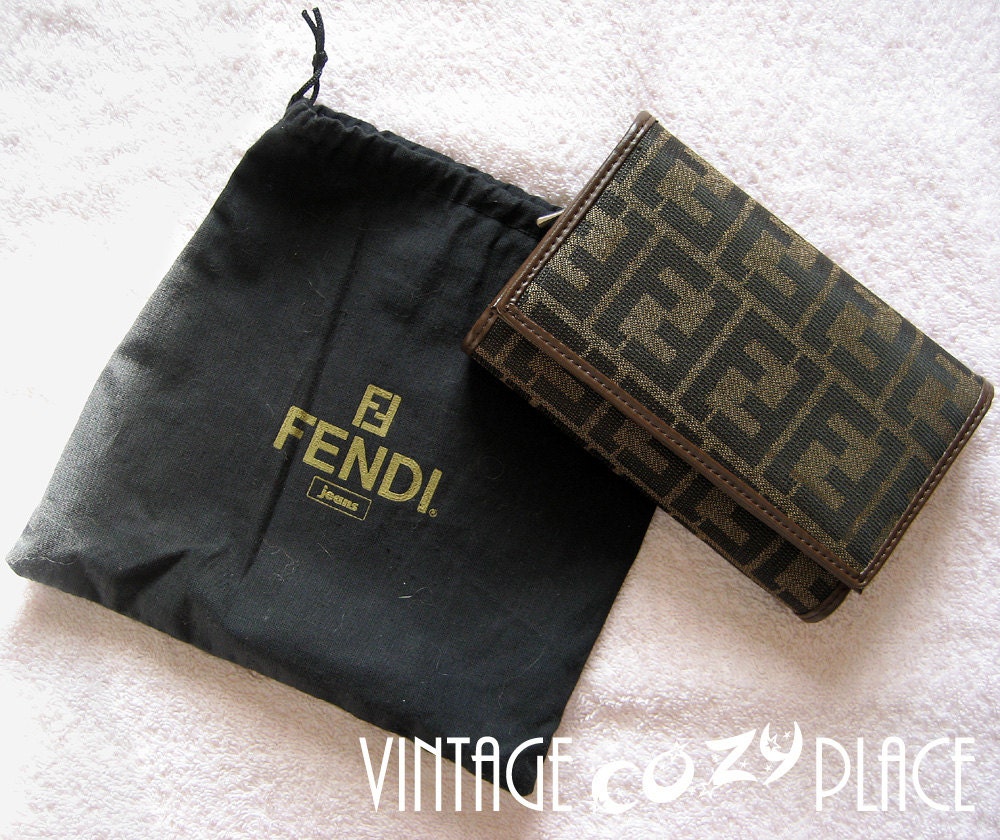 Vintage monogram Fendi wallet never used