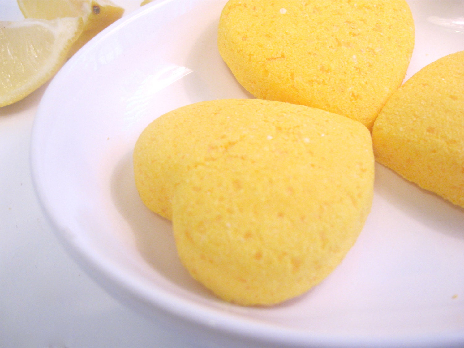 12 Mini Bath Bombs - Lemon Zest - Vegan Pedicure Bath Bombs