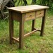 Reclaimed Rustic Sofa Table