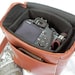 Hand Stitched Small DSLR Camera Bag in Retro Brown can carry one set of DSLR Camera perfectly