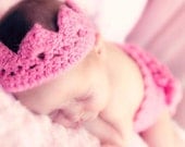 Newborn Pink Princess Crown