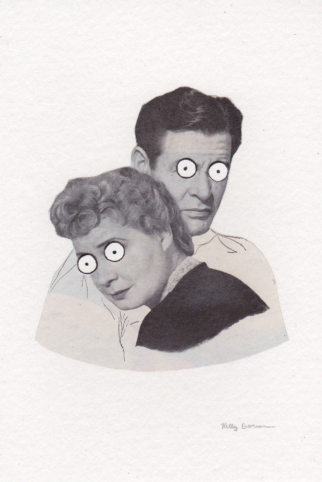 The Embrace - Original Collage