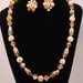 Pink & Green Necklace Set - Vendome