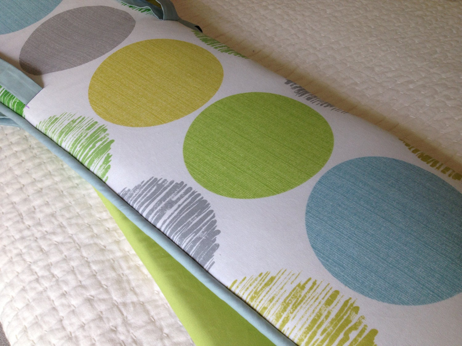 Baby Boy Crib Bedding Polka Dot Modern 5 Piece Custom Set