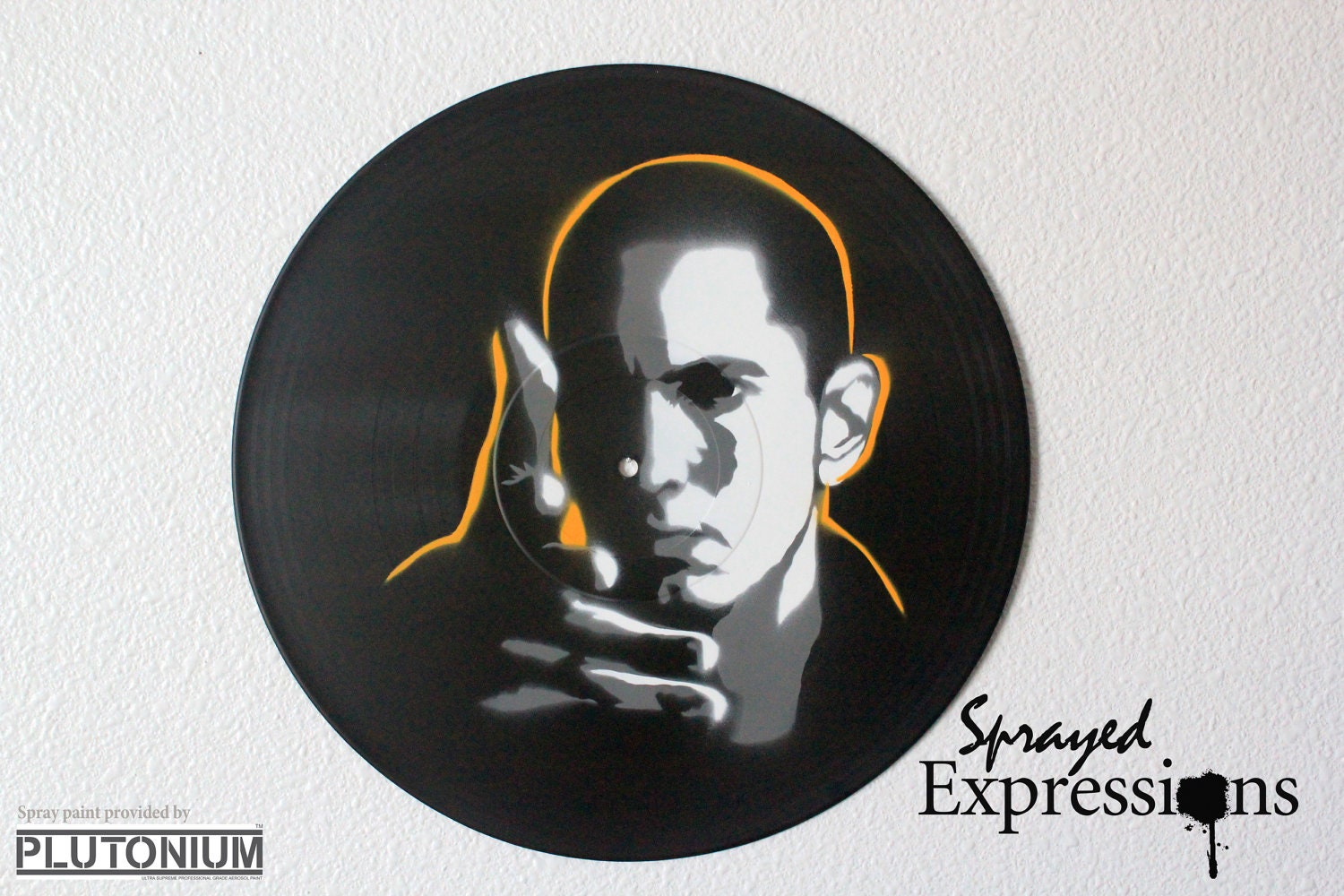Eminem Vinyl Record Painting
