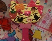 SALE Kawaii Decoden Cat Mirror