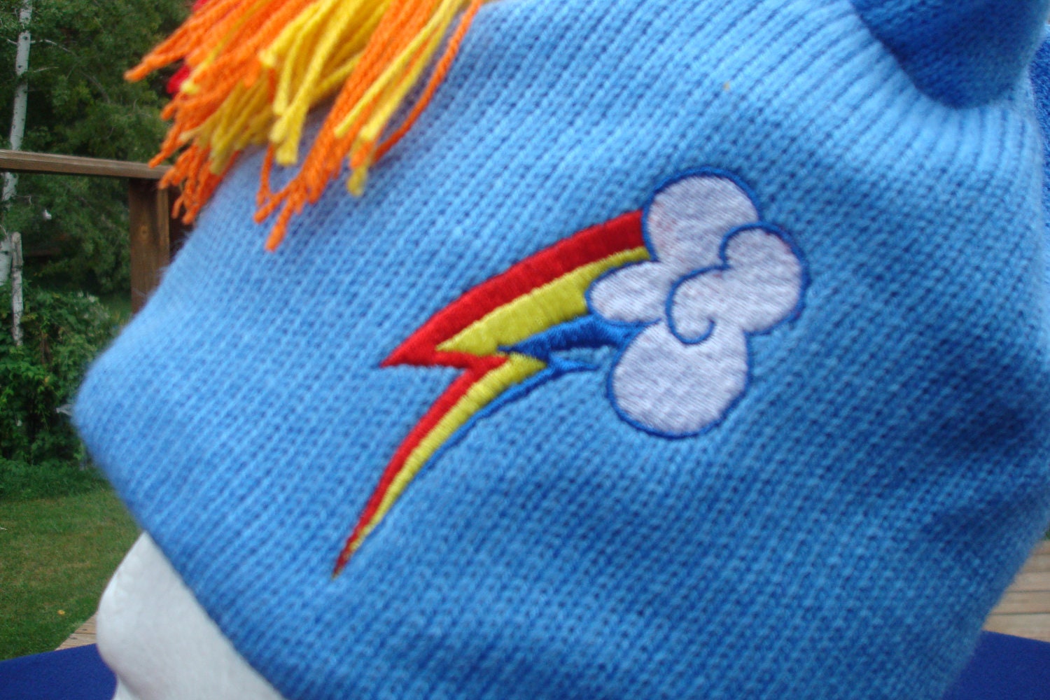 Rainbow Dash Ear Flap Hat