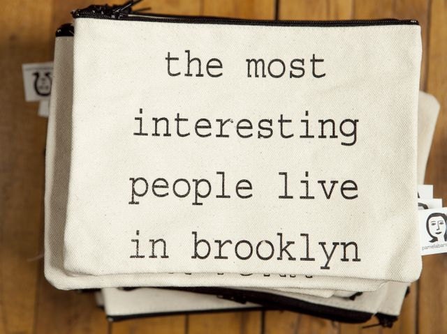 the most interesting people live in brooklyn  pouch