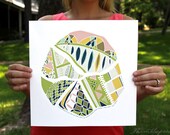 Pattern Pieces Print I
