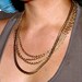 Glamorous 1960s Vintage Monet Multi Strand Necklace