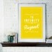 Retro Inspirational Quote Giclee Art Print - Vintage Typography Decor - Customize - Body Instrument UK