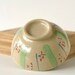 Vintage Asian Rustic Stoneware Pottery Rice Bowl Chawan