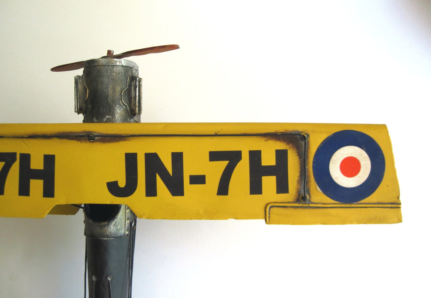 Rare Model Airplane, Jenny JN-7H Barnstormer WWI Biplane