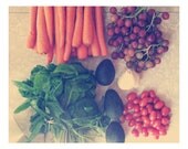 8x10" Photograph: Fresh Food on the Table