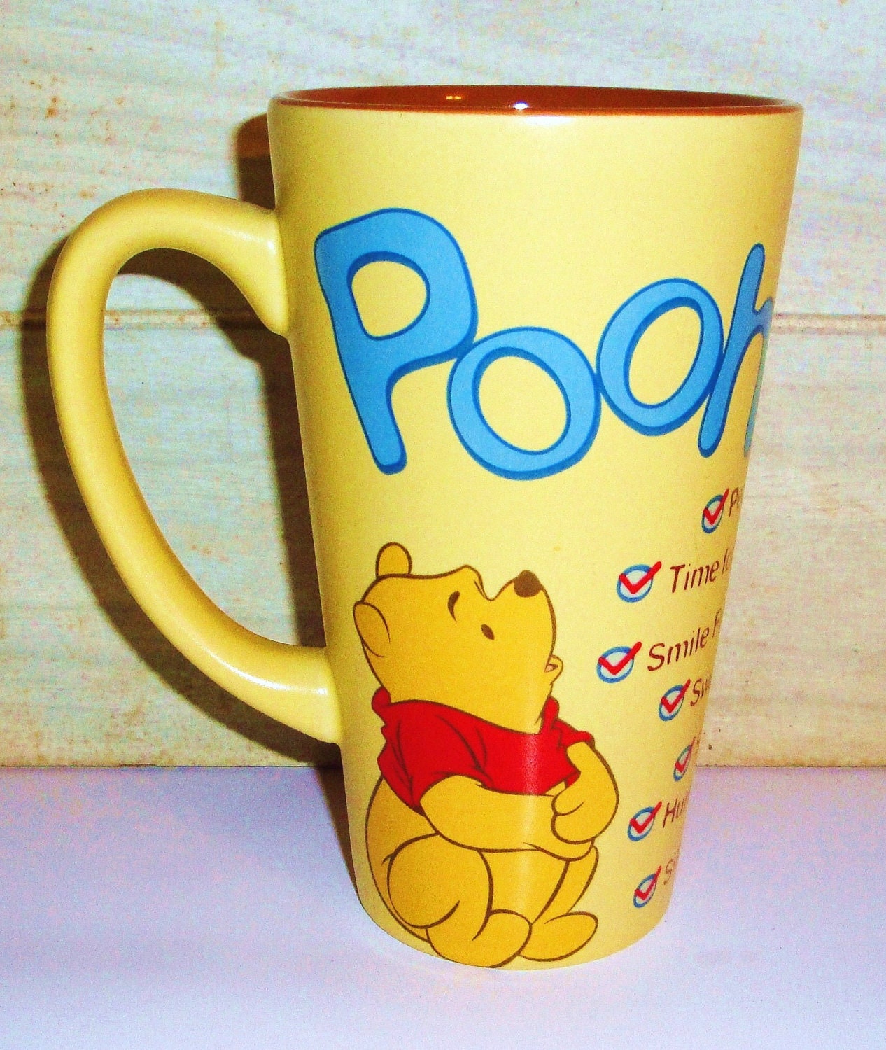 Large Vintage Winnie the Pooh Mug Disney by MuzettasWaltz