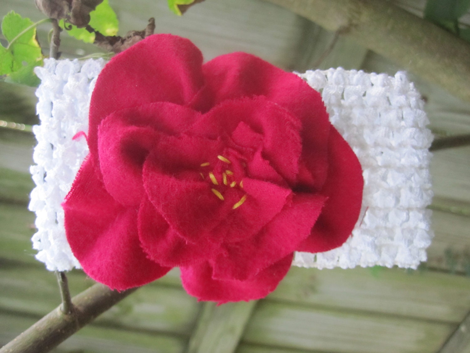 Flowered Head Band