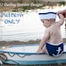 PDF Instant Download Sailor Hat, Nautical Headband, and Anchor Diaper Cover PATTERN