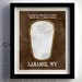 Laramie, WY - In Heaven There is No Beer Art Print