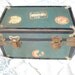 Vintage Metal Doll Trunk Rusty and Well Traveled