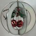 Red Bells in Stained Glass Suncatcher Whirl