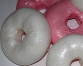 Buttercream Mini Doughnut Soaps -Handmade All Natural Organic Shea Butter Soap - Scented in Buttercream