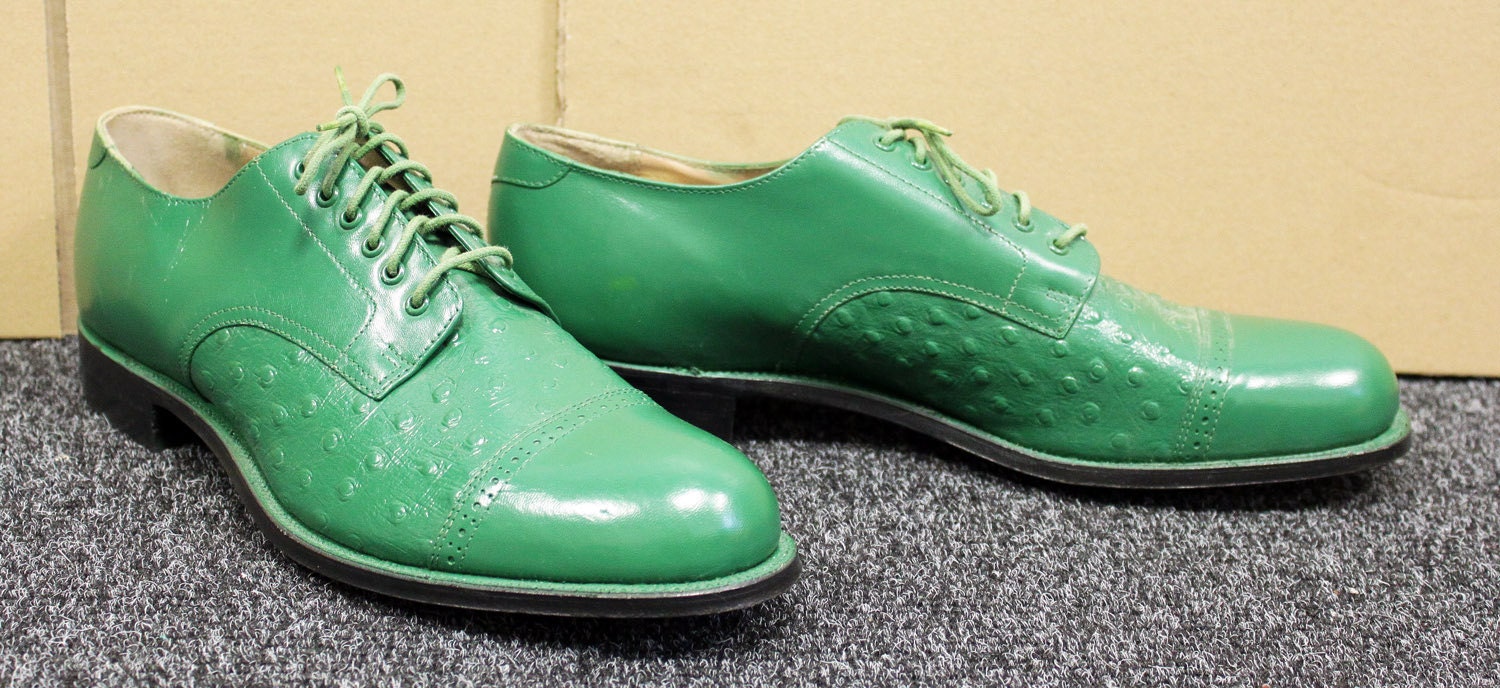 StacyAdams Men's Shoes Of Distinction green by oneeyedmorsewear