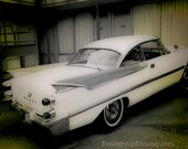 Car Vintage Dodge Hotel Photograph Mid Century Yellow Grey Retro Memphis Tennessee Lorraine Hotel Home Decor by Tabora