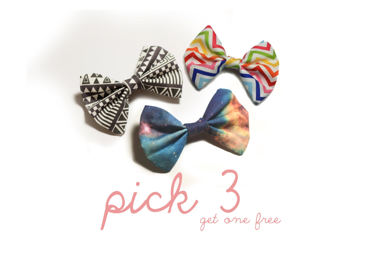 Pick 3 (GET ONE FREE) for a limited time only