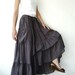 NO.42 Grey Cotton Maxi Skirt (2 Options skirt)