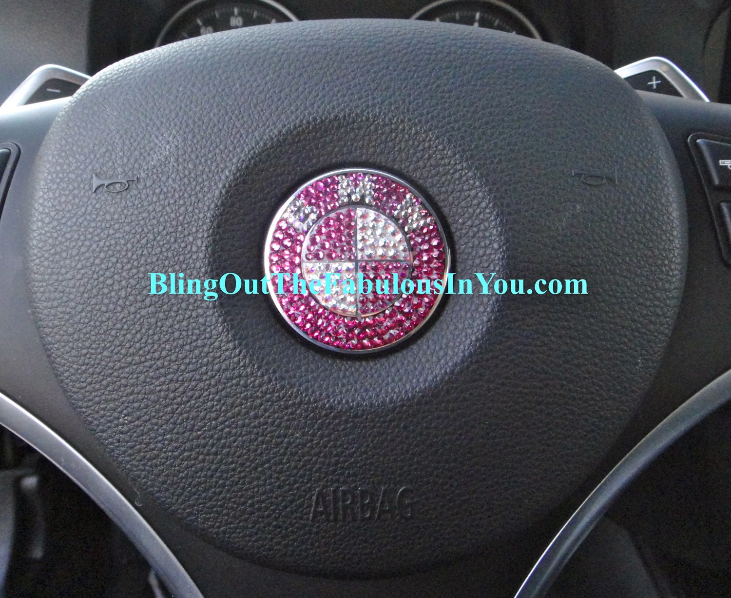 Custom pink bmw emblems #3