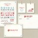Printable Bridal Shower Invitation Party Pack - Vintage Rose, Red and Blue (PP02)