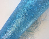 Blue Sparkling Craft Paper. Shiny Textured Paper for Arts and Crafts. Baby Blue Angelina