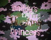 Daddy's Little Hunting Princess Flowered Camo Dress