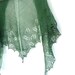Green Hand Knit spring scarf