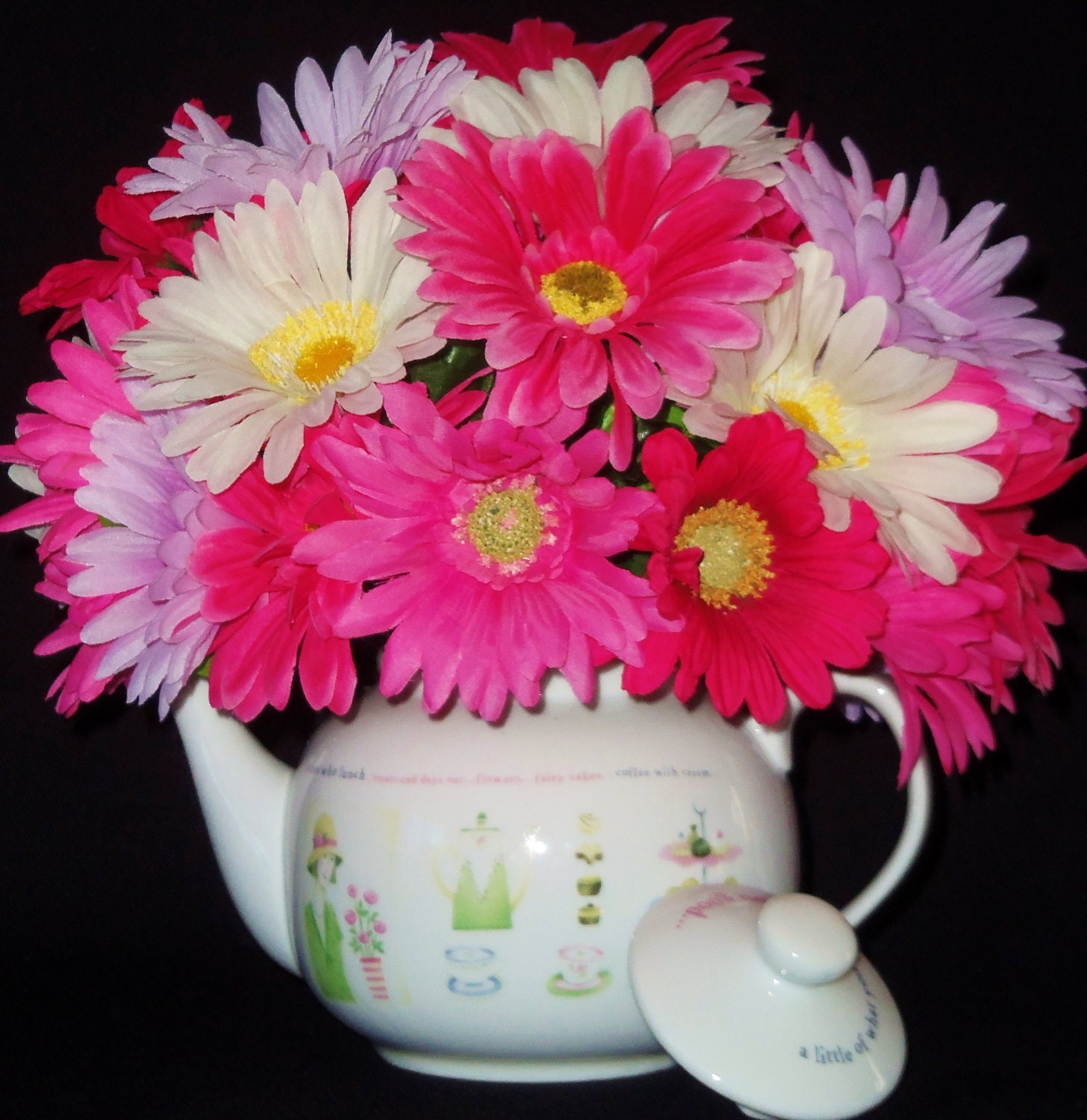 Flowers In Teapot