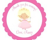 Pink Fairy Princess Favor Tags- DIY Printable file Il_170x135