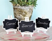 Mini White Frame Vintage Chalkboard Table Place card signs - (Set of 5) Il_170x135