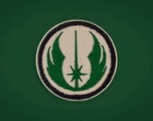 Jedi Emblem -- Star Wars Embroidered Iron-on Patch