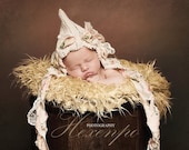 Newborn Photography Prop Pixie Bonnet, Baby Girl, Newborn Girl, Pixie,Baby Girl Bonnet, Baby Girl photo prop.